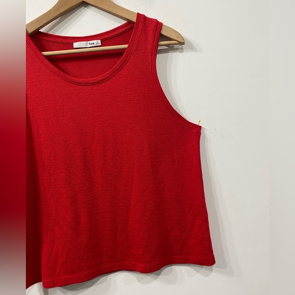 Wilfred Free Aritzia Red Tank Top Oversized size S - Picture 3 of 8